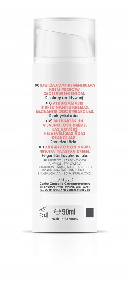 Mixa Anti Reaction Kreminis veido kremas, 50 ml