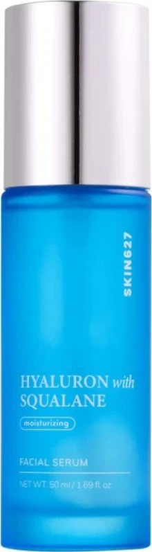 Holika Skin627 Giliai drėkinamasis veido serumas su hialuronu ir skvalanu, 50 ml