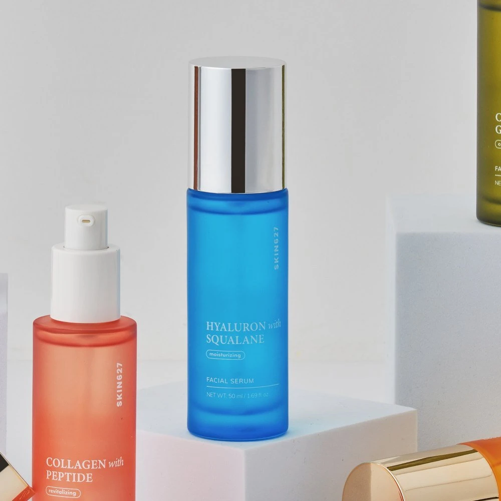 Holika Skin627 Giliai drėkinamasis veido serumas su hialuronu ir skvalanu, 50 ml