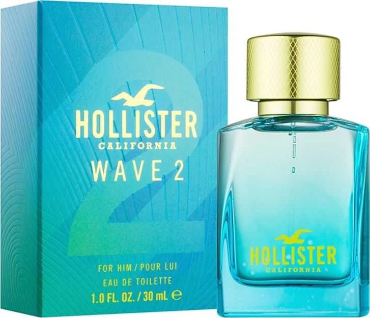 Hollister Wave 2 EDT tualetinis vanduo vyrams, 30 ml