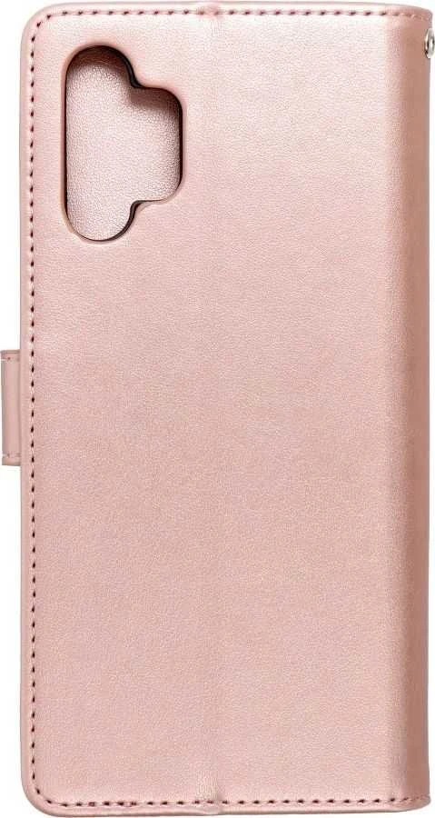 Forcell Oem MEZZO Book dėklas skirtas Samsung Galaxy A32 LTE ( 4G ) medžio rose auksinis