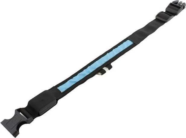 Home Appliances Šuns antkaklis su LED apšvietimu, mėlynas, 34-42 cm
