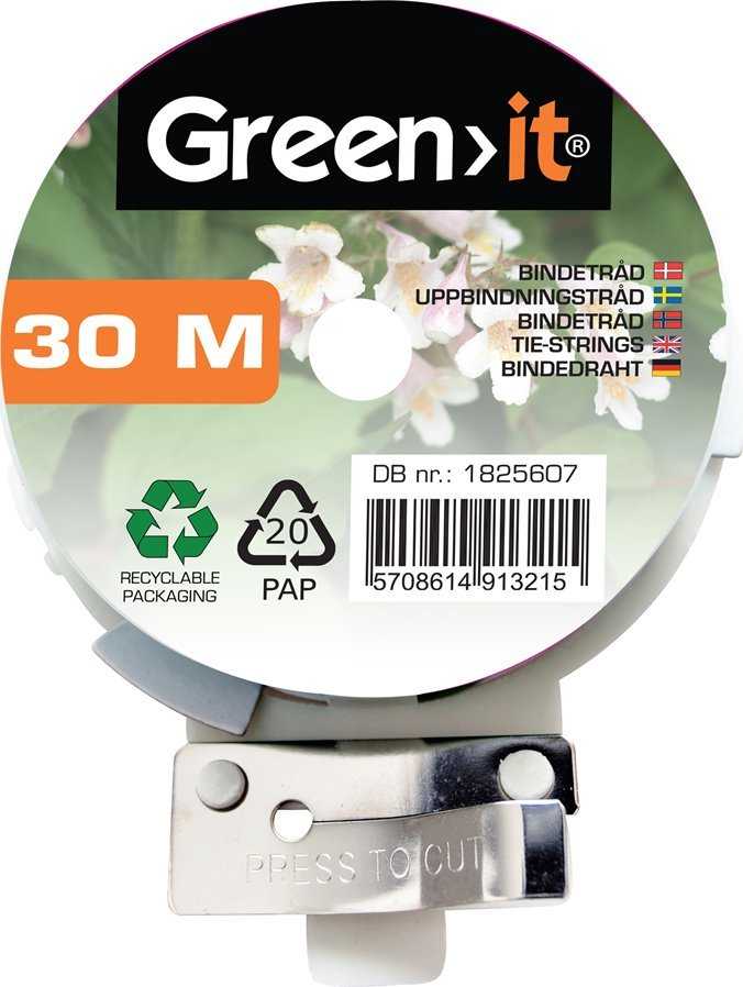 Home It Home it Garden® plastbelagt bindetråd med afklipper 30 meter