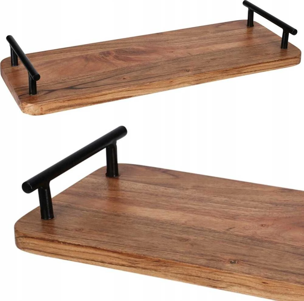 Home Styling Collection Akacijos medžio serviravimo padėklas 40x15,5 cm