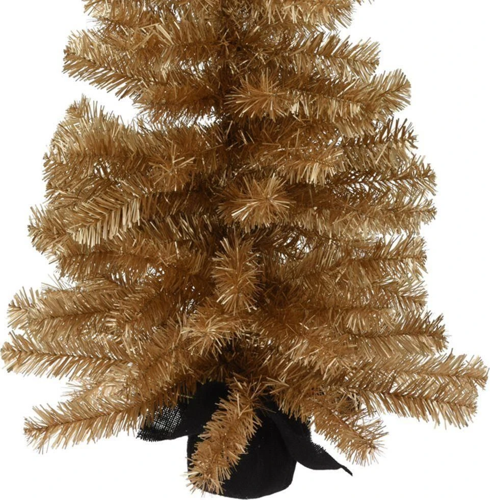 Home Styling Collection Dirbtinė eglė 90 cm Auksinė