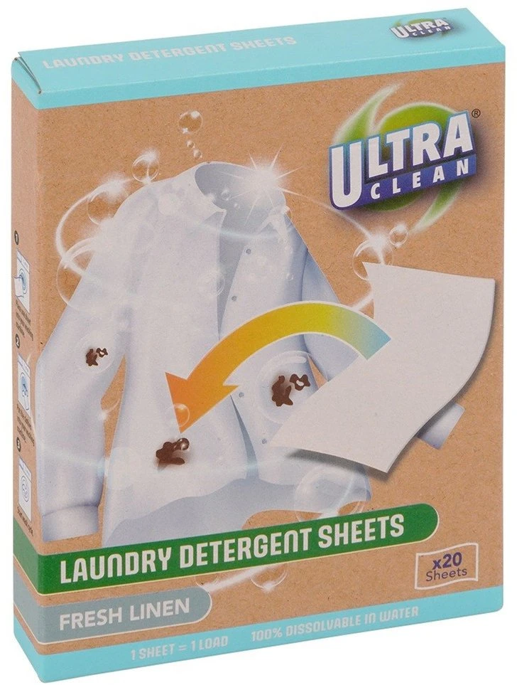 Home Styling Collection Ultra Clean Skalbyklos lapeliai 20 vnt. - visiškai tirpūs vandenyje