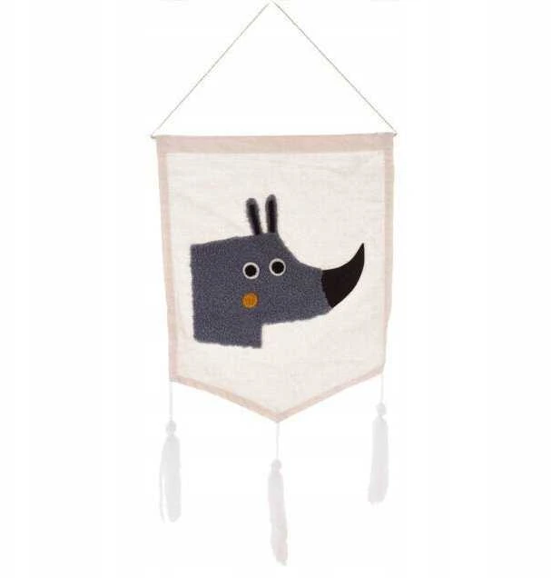 Home Styling Collection Dekoracija vaiko kambariui, gobelenas SAFARI, 70 x 37 cm