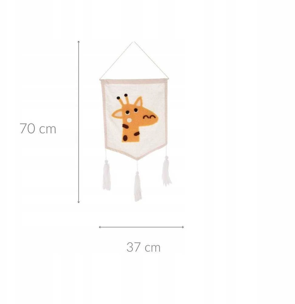 Home Styling Collection Dekoracija vaiko kambariui, gobelenas SAFARI, 70 x 37 cm
