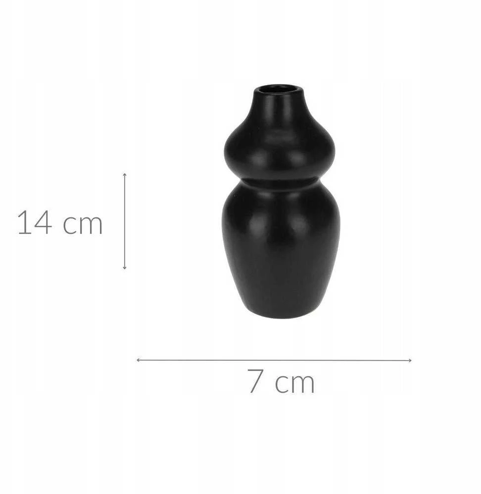 Home Styling Collection Dekoratyvinė vaza iš keramikos, aukštis 14 cm