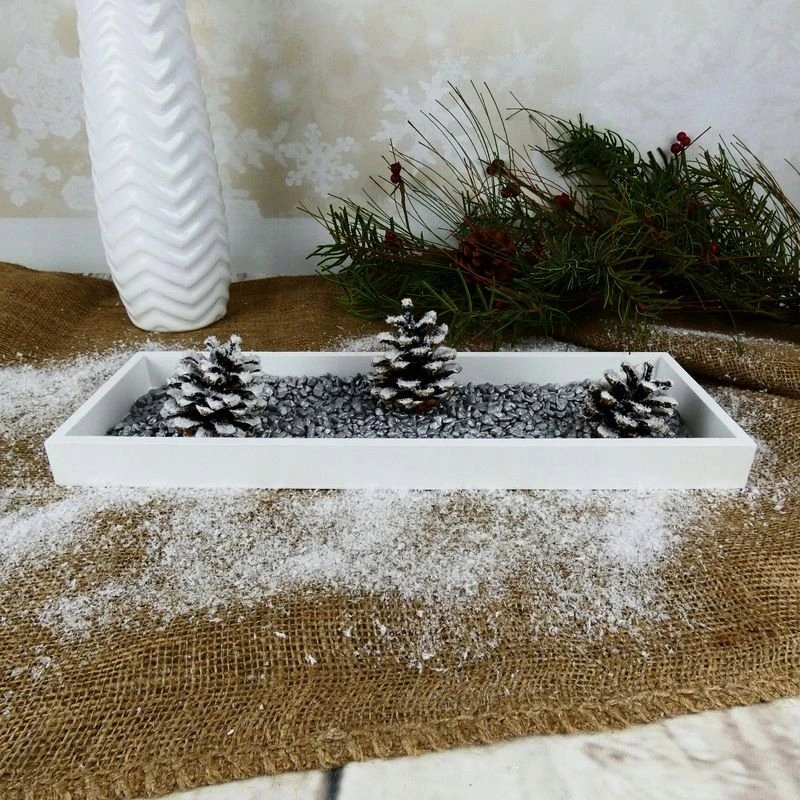 Home Styling Collection Dekoratyvinis padėklas, medinis, 14 x 40 cm,
