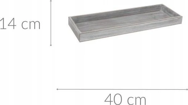 Home Styling Collection Dekoratyvinis padėklas, medinis, 14 x 40 cm,
