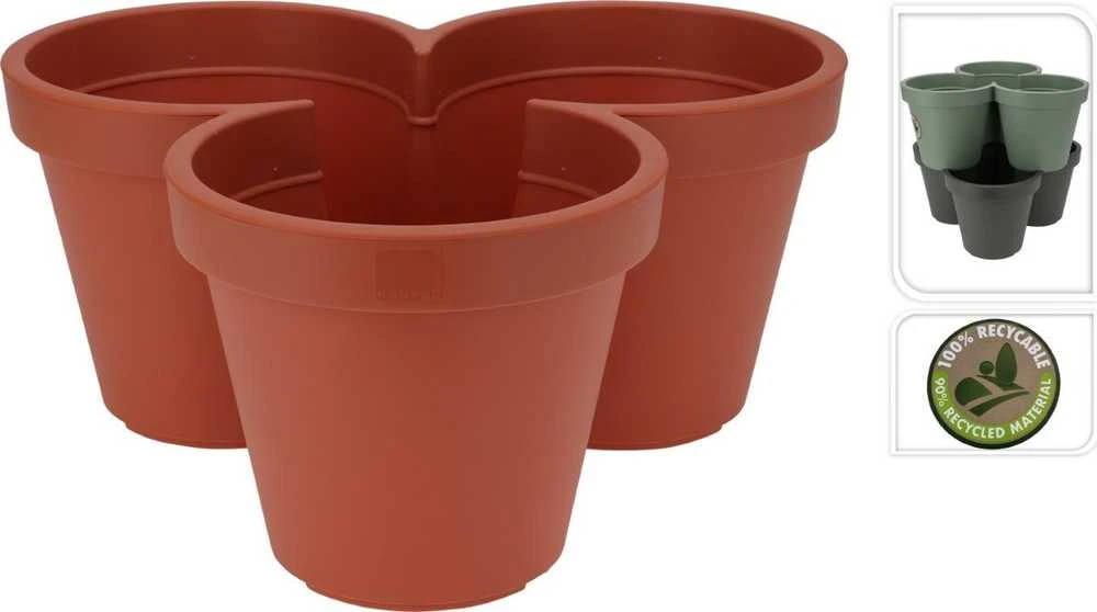 Home Styling Collection Vazonas trims gėlėms, Ø 44 x 20 cm