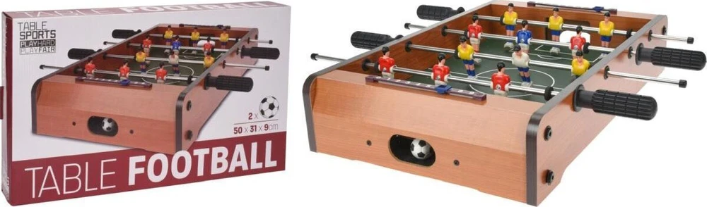 XQMAX Free & Easy Stalo futbolo žaidimas iš medžio 50x31x9,5 cm