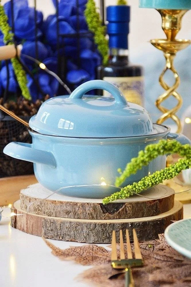 Home Styling Collection PIECES NATŪRALIŲ medinių plokščių pagalvėlės, rinkinyje 4 vnt
