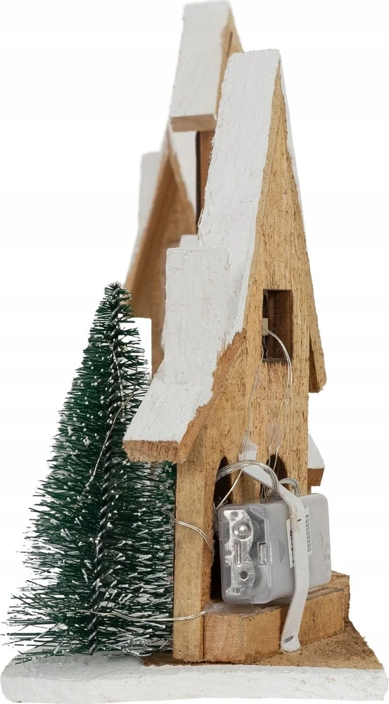 Home Styling Collection Figūrėlė pagaminta iš eglės su LED nameliais, 56 x 27 cm