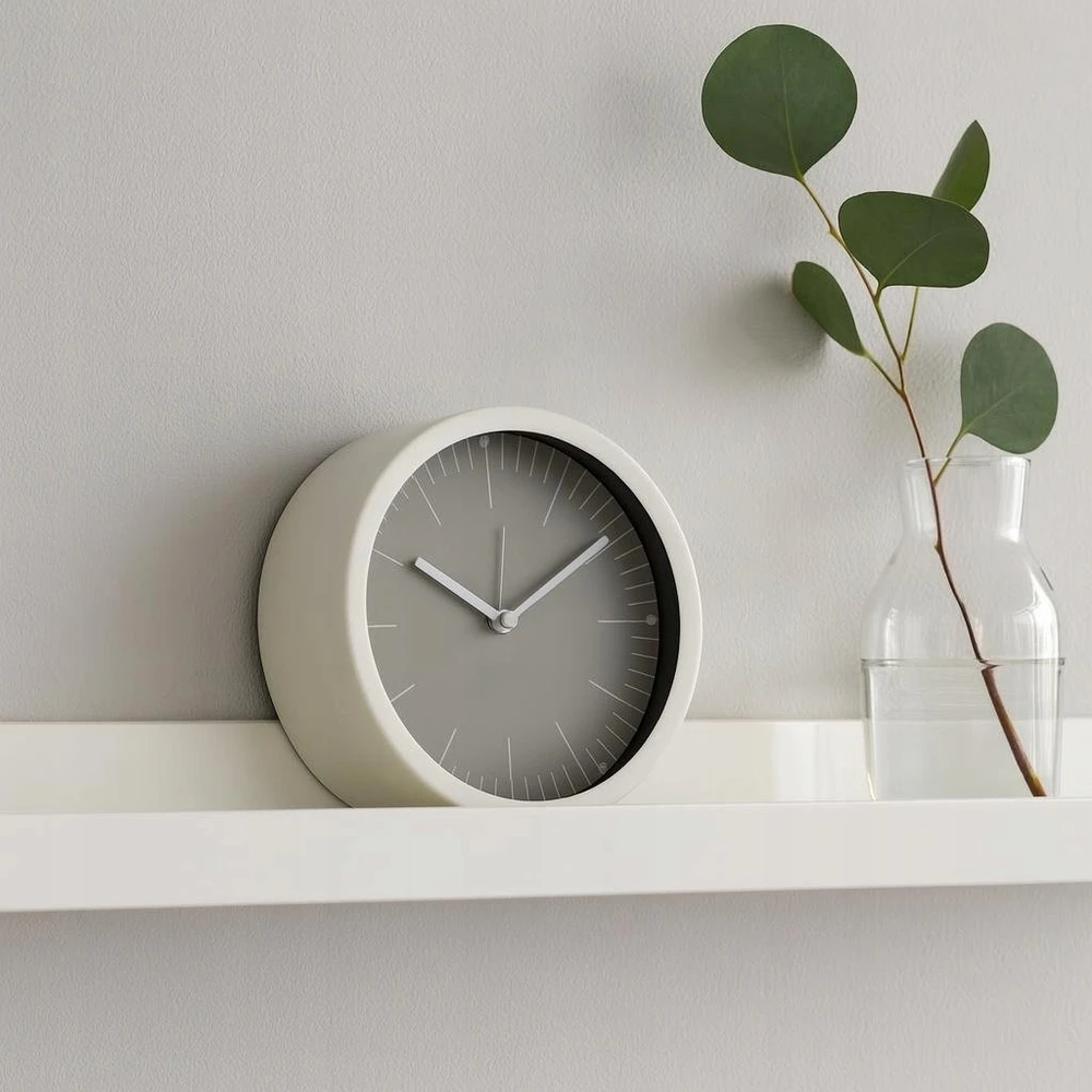 Home Styling Collection GIST pastatomas laikrodis prie komodos, minimalistinis ciferblatas, Ø 15