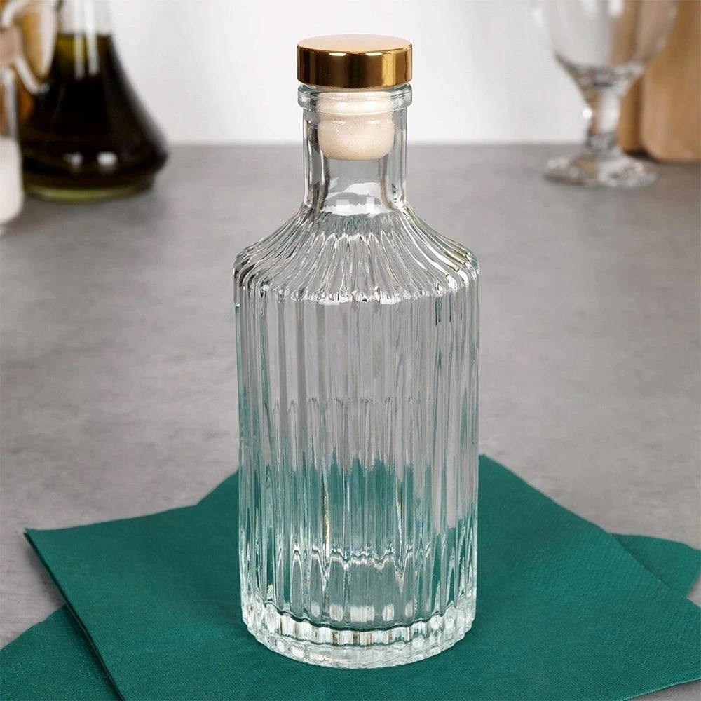 Home Styling Collection Butelis su kamščiu stiklinė 250 ml