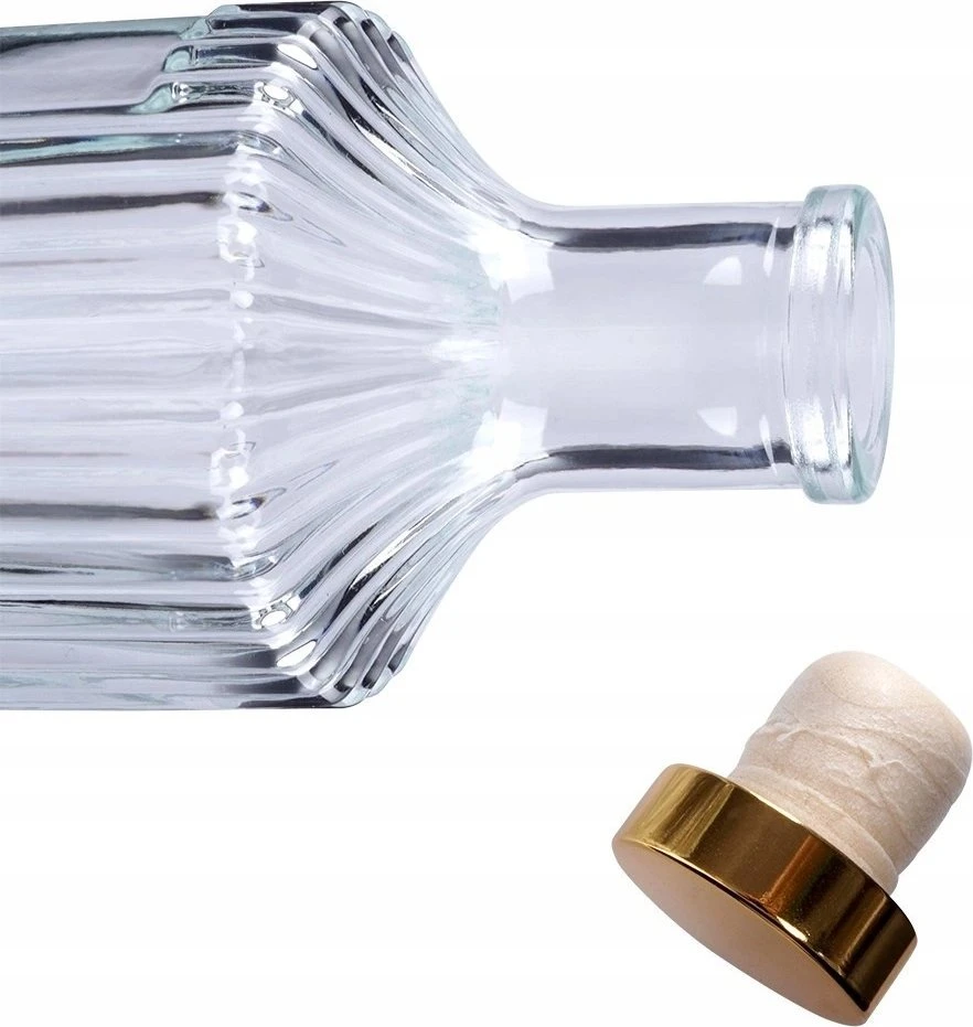 Home Styling Collection Butelis su kamščiu stiklinė 250 ml