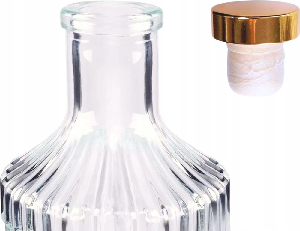 Home Styling Collection Butelis su kamščiu stiklinė 250 ml