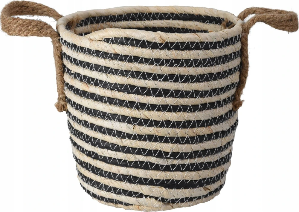 Home Styling Collection PIECES Sandėliavimo krepšeliai su rankenomis, 2 vnt