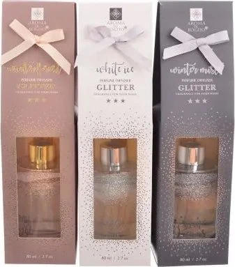 Home Styling Collection Kvapų difuzorius stikliniame indelyje, Žiemos miškas