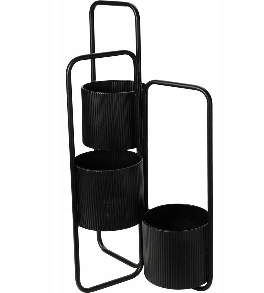 Home Styling Collection Gėlynas metalinis GĖLĖ, 3 lygių, 57 cm