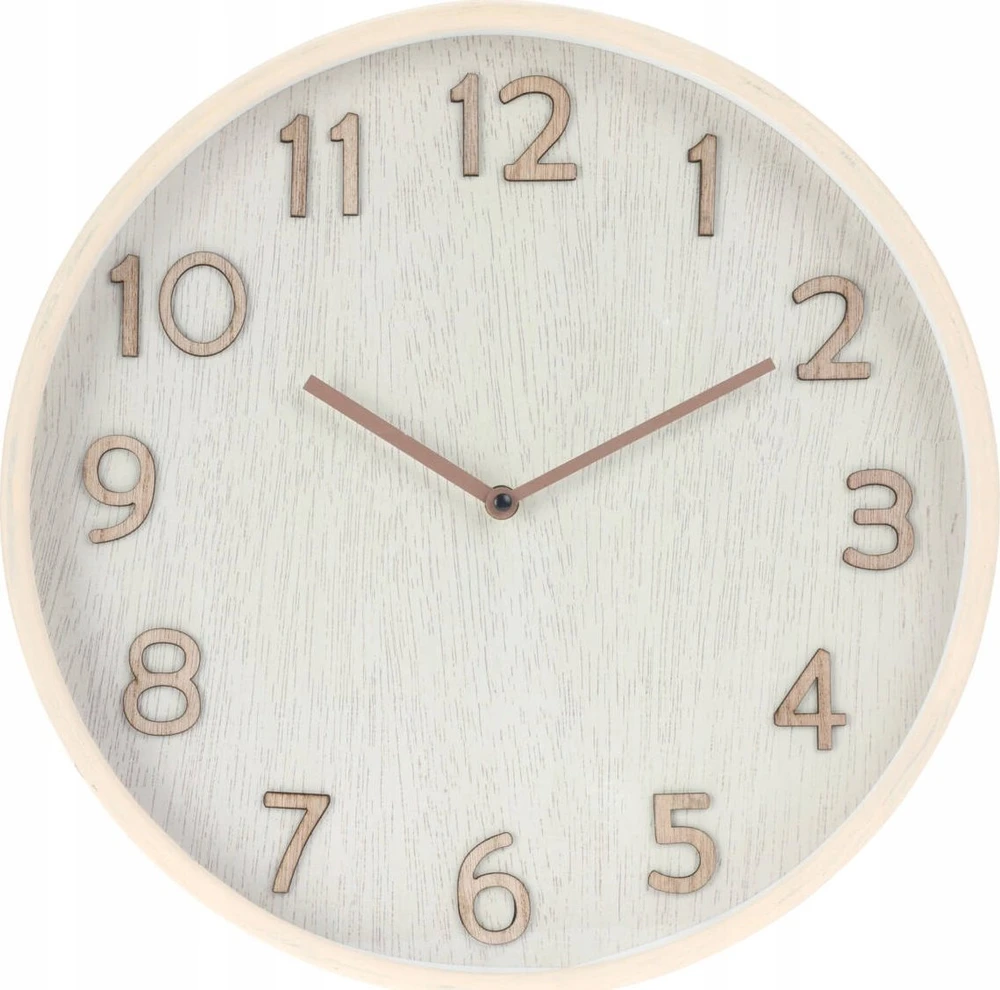 Home Styling Collection Neutralių spalvų sieninis laikrodis, Ø 38 cm