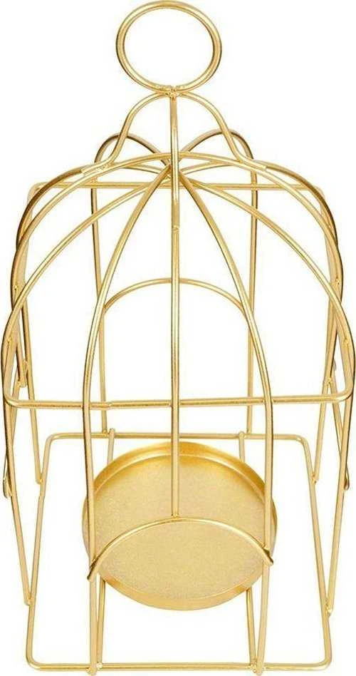 Home Styling Collection Žibintas Žvakidė 25 cm Auksinis Metalas