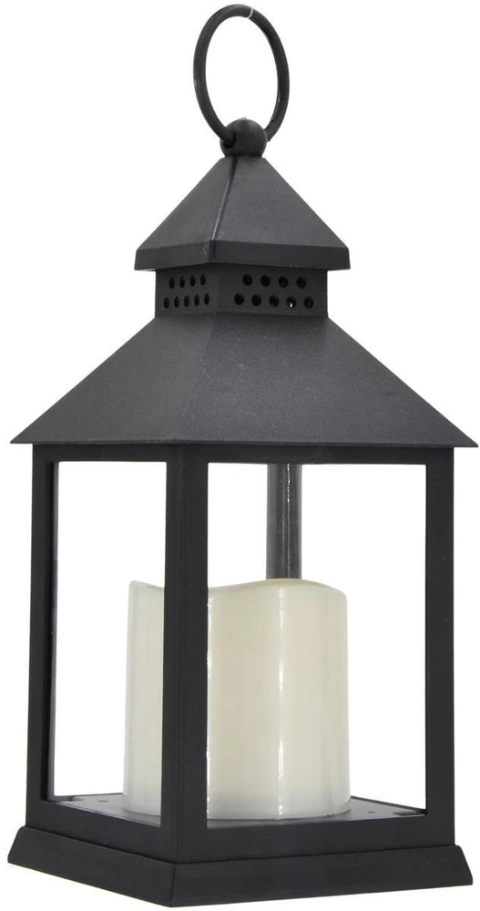 KOOPMAN DEKORACINIS ŽIBINTAS 23 CM LED SU BATERIJOMIS Juodas 176821