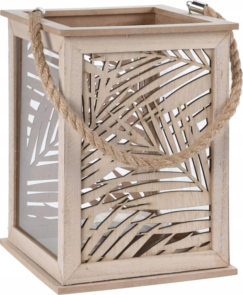 Home Styling Collection LEAF DESIGN žibintas - žibintas žvakei, 18x26 cm