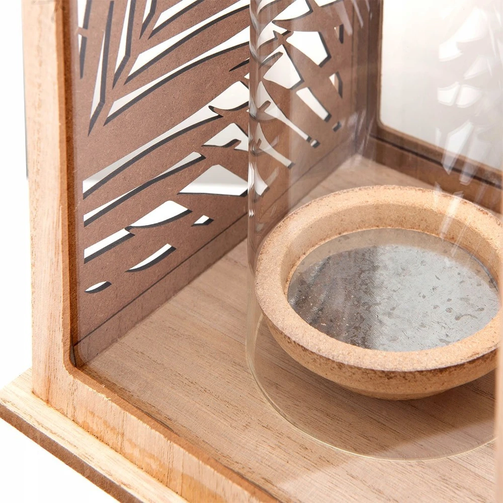 Home Styling Collection LEAF DESIGN žibintas - žibintas žvakei, 18x26 cm