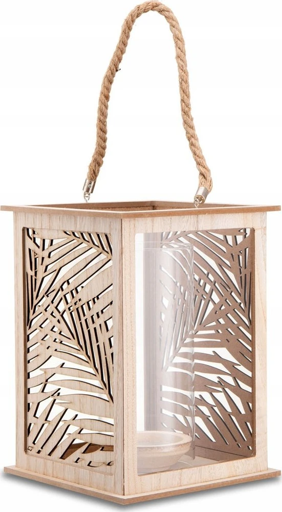 Home Styling Collection LEAF DESIGN žibintas - žibintas žvakei, 18x26 cm