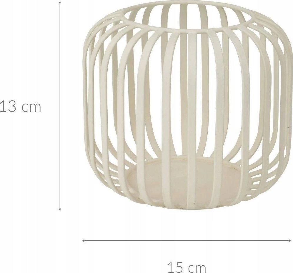 Home Styling Collection Mažas minimalistinis metalinis žibintas, Ø 15 x 13 cm