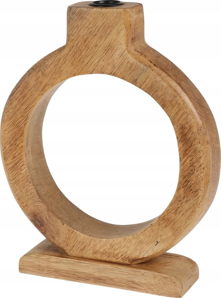 Home Styling Collection Medinė žvakidė, mango medis, 16 x 21 cm
