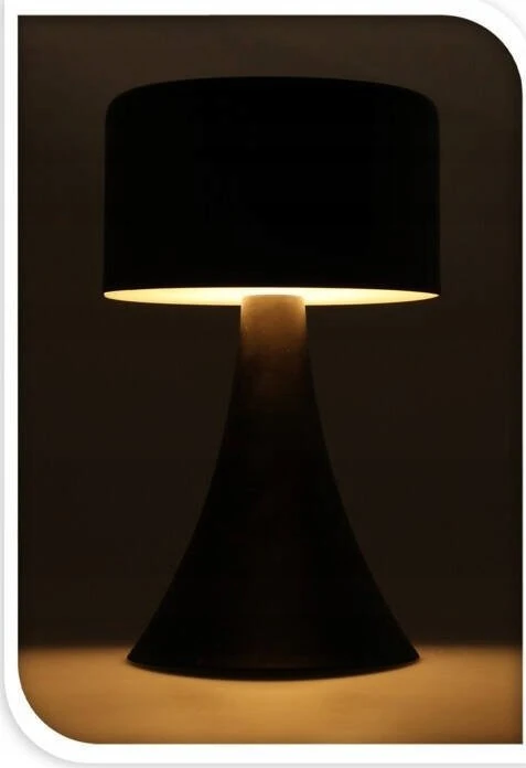 Home Styling Collection Juoda metalinė LED stalinė lemputė be laido 20,5 cm