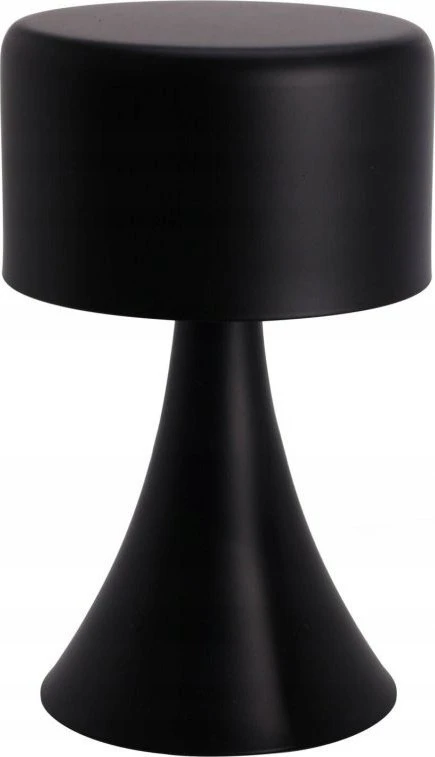 Home Styling Collection Juoda metalinė LED stalinė lemputė be laido 20,5 cm