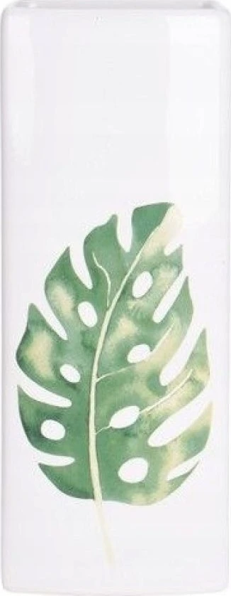Home Styling Collection Pakabinamas oro drėkintuvas, keraminis, baltos spalvos su augalų motyvais, 300 ml