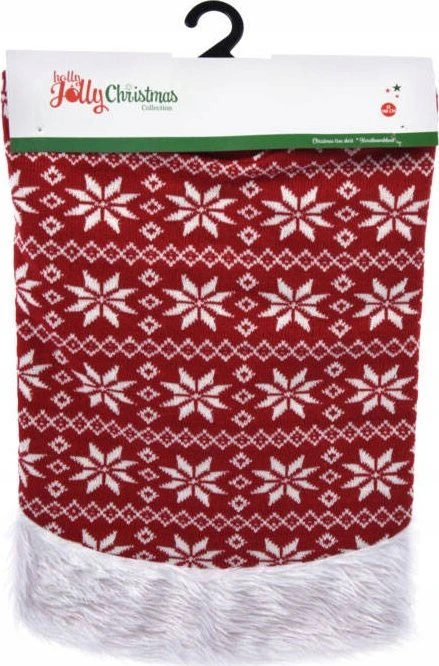 Home Styling Collection Namų stiliaus kolekcija MEGZTAS SIJONĖLIS Kalėdų eglutės kilimėlis, Ø 100 cm