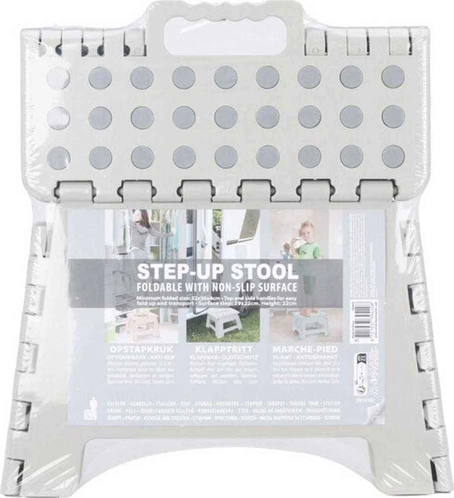 Home &amp; Styling Collection Sulankstomas neslystantis pilkas taburetė
