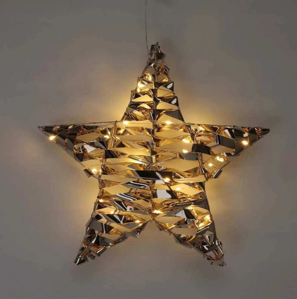 Home Styling Collection Pakabinama šviesa žvaigždės formos dekoracija, 30 cm