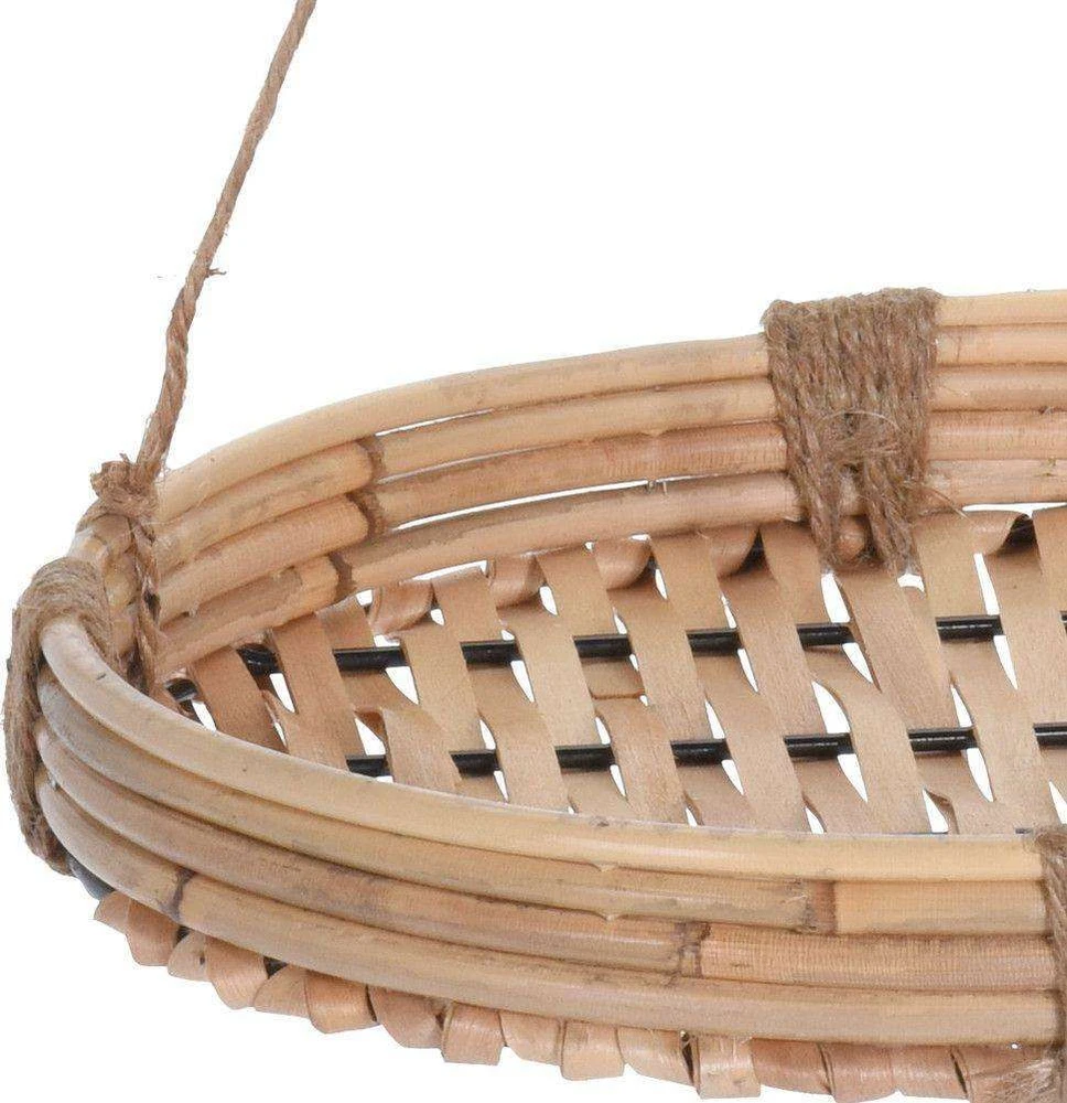 Home Styling Collection Pakabinamas stovas gėlėms bambukinis 25 cm