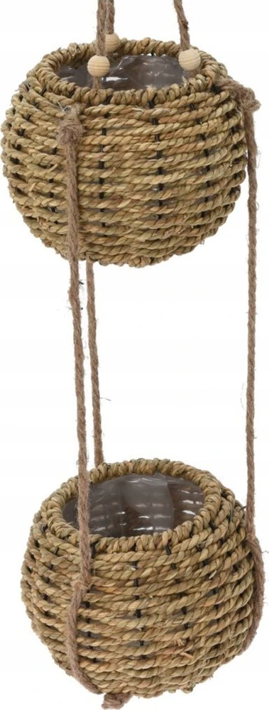 Home Styling Collection Pakabinamas gėlių vazonas dviem gėlėms, 72 cm