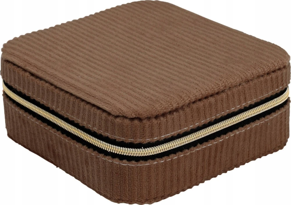 Home Styling Collection Papuošalų dėžutė, velvetas, 12 x 12 x 5 cm