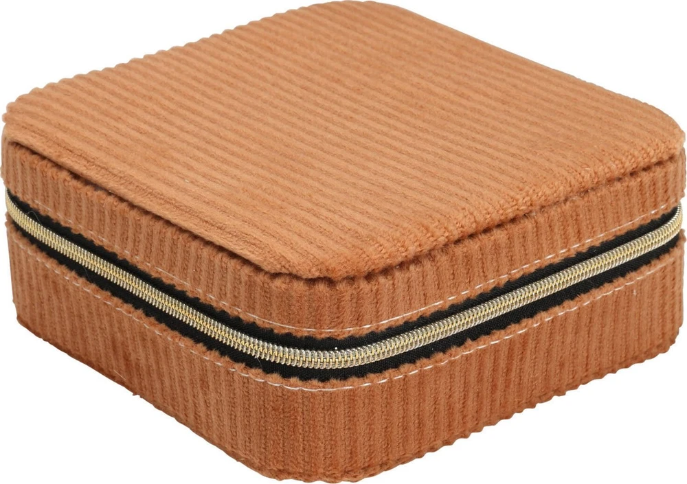 Home Styling Collection Papuošalų dėžutė, velvetas, 12 x 12 x 5 cm