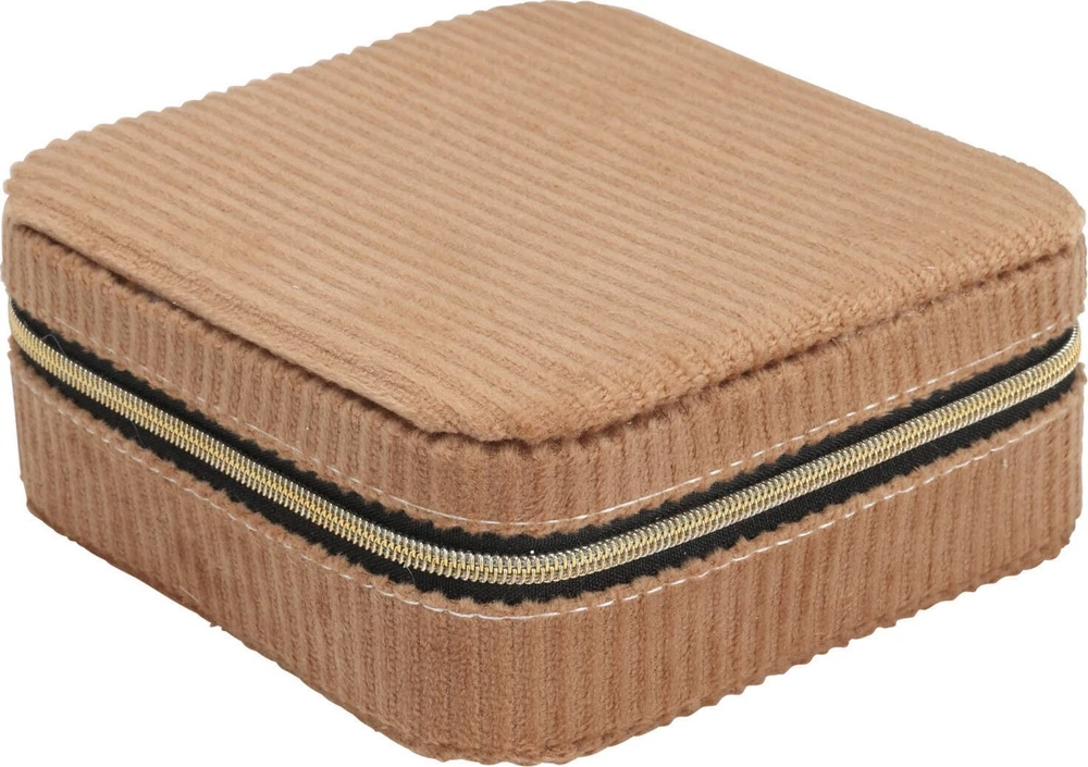 Home Styling Collection Papuošalų dėžutė, velvetas, 12 x 12 x 5 cm