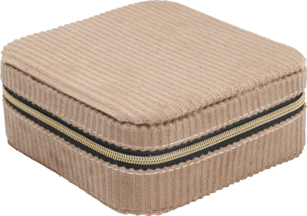 Home Styling Collection Papuošalų dėžutė, velvetas, 12 x 12 x 5 cm