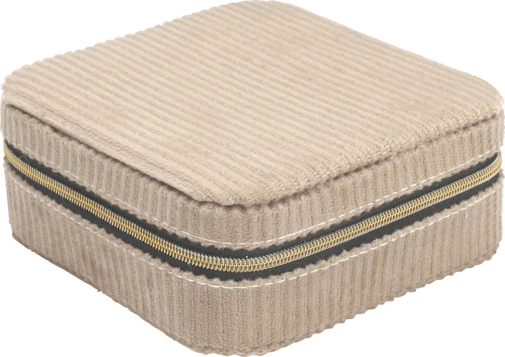 Home Styling Collection Papuošalų dėžutė, velvetas, 12 x 12 x 5 cm
