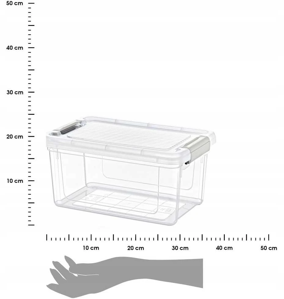 Home Styling Collection Permatoma laikymo dėžutė, 29 x 19 x 14,5 cm