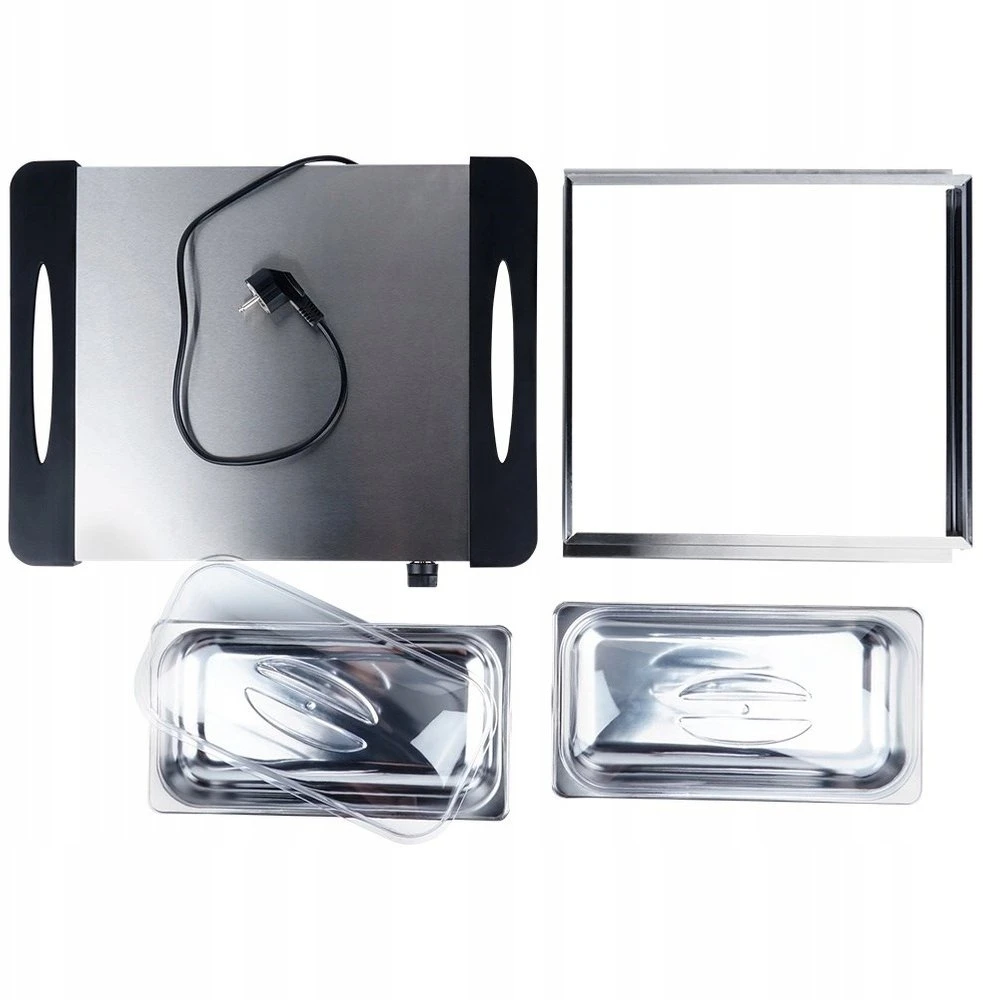 Kaitlentė Home Styling Collection Excellent Electricks Elektrinis Maisto Šildytuvas 200W Nerūdijančio Plieno