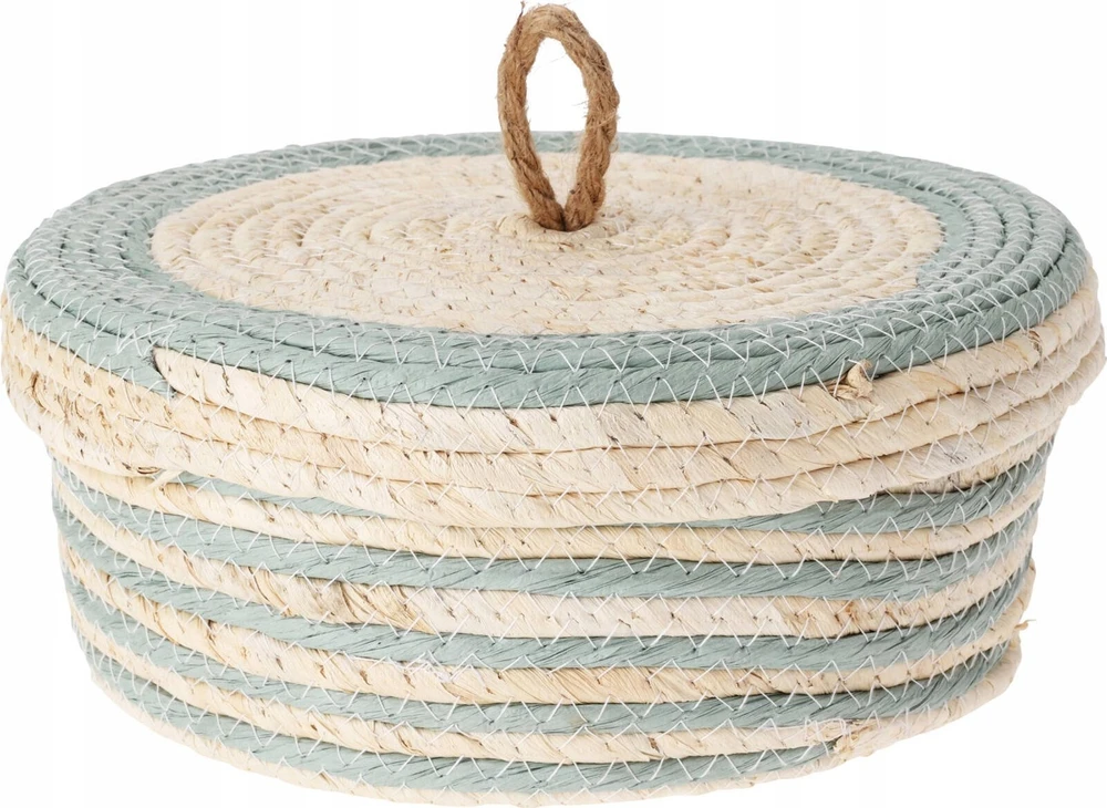 Home Styling Collection PIECES Sandėliavimo konteineriai su dangteliu, 3 vnt